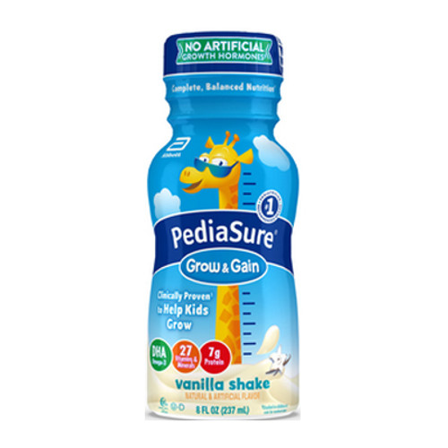 Abbott 67612 - PediaSure Reduced Calorie, Vanilla, 8 fl. oz. Institutional Bottle