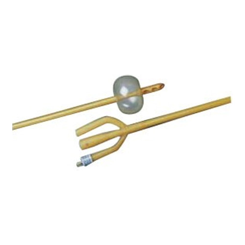 Bard 0132L24 - Lubricath 3-Way Specialty Latex Foley Catheter, 24 Fr, 5 cc