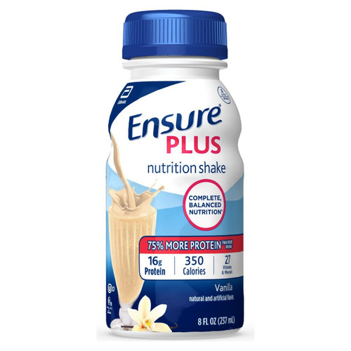 Abbott 68234 - Ensure Plus High Protein, Vanilla, 8 oz. ARC