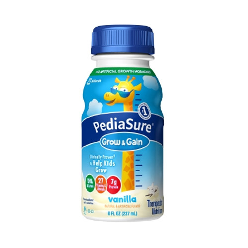 Abbott 67533 - Pediasure Grow & Gain, Vanilla, 8 fl. oz. Institutional Bottle