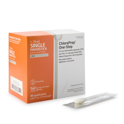 BD 260100 - Chloraprep Single Swabstick, 1-3/4 Ml