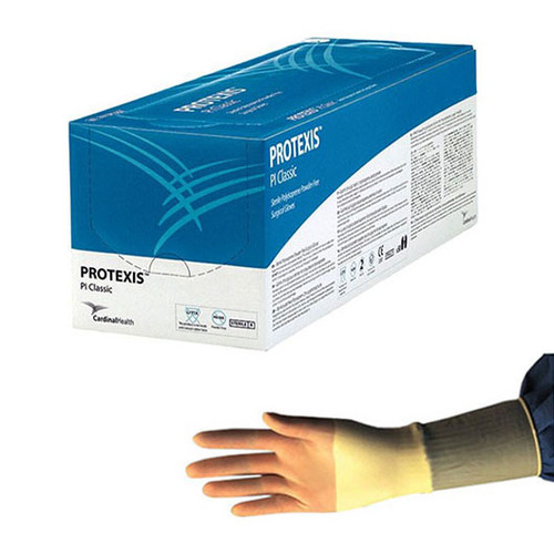 Cardinal Health 2D72PL60X - Protexis PI Classic Sterile Polyisoprene Powder-Free Surgical Gloves, Size 6