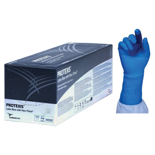 Cardinal Health 2D72LU90 - Protexis Latex Blue with Neu-Thera Surgical Gloves, Powder-Free, Sterile, Emolient Coating, Size 9