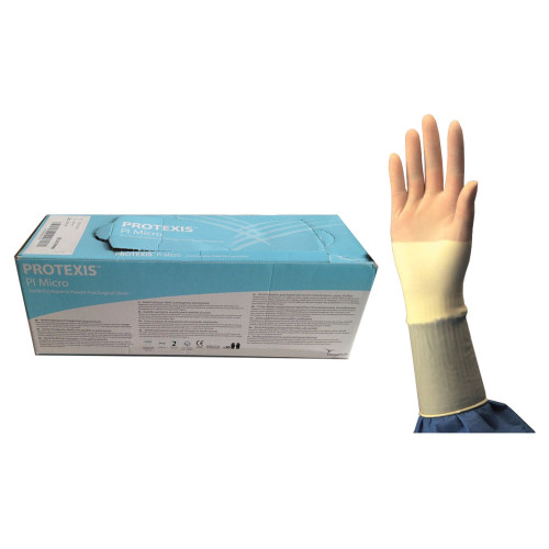 Cardinal Health 2D73PM65 - Surgical Glove Protexis™ PI Micro Size 6.5 Sterile Polyisoprene Standard Cuff Length Smooth Cream Not Chemo Approved