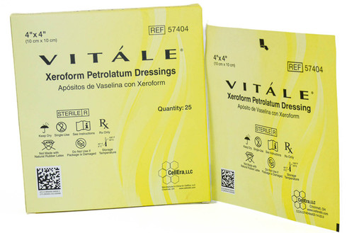 Cellera 57404 - Protege Xeroform Gauze, 4" x 4"