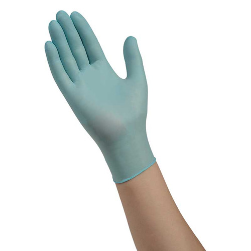 Cardinal Health 8857NLB - Exam Glove ESTEEM™ Stretch Large NonSterile Nitrile Standard Cuff Length Textured Fingertips Teal Chemo Tested