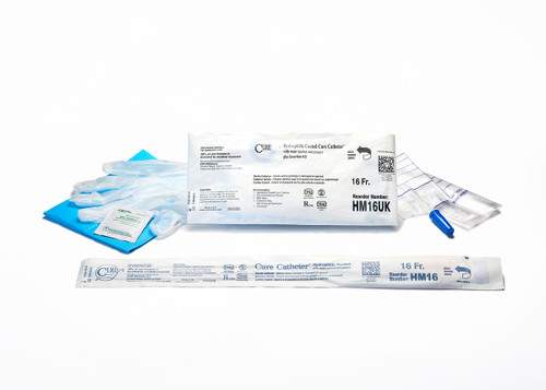 ConvaTec HM16UK - Cure Hydrophilic Catheter Kit, 16 Fr, 16"