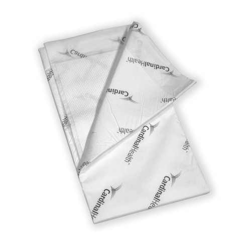 Cardinal Health PXXL - Positioning Underpad Wings™ Quilted Premium XXL 40 X 57 Inch Disposable Polymer Heavy Absorbency