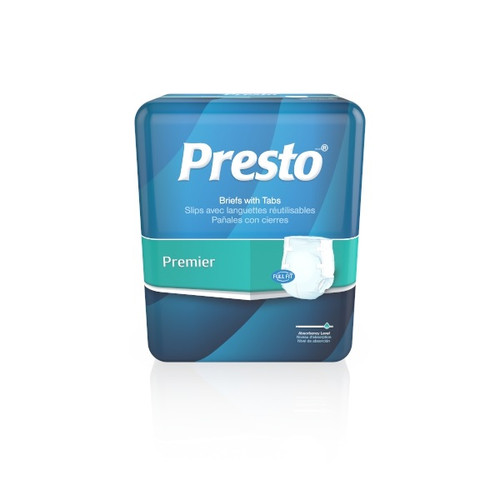 Drylock ABB11050 - Presto Breathable Brief, Premier Absorbency, X-Large, 58"-64"