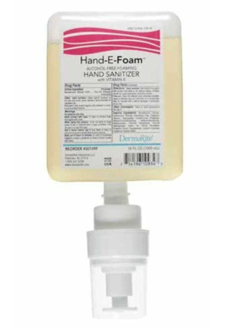 Dermarite 102 - Hand-E-Foam Non-Alcohol Hand Sanitizer, 2 oz