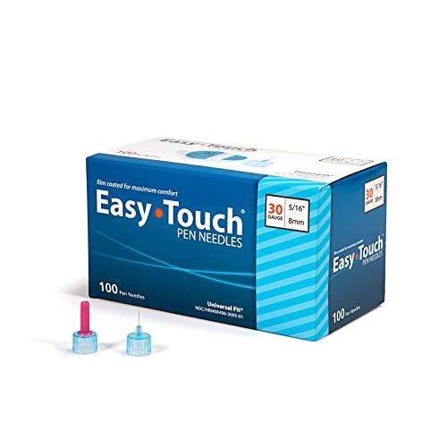 MHC Medical 830561 - Easy Touch Insulin Pen Needle 30G x 5/16" (100 count)