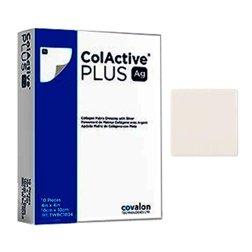 Hartmann 10340000 - ColActive Plus Ag Collagen Dressing 4" x 4"