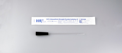 HR Pharmaceuticals SC1006 - TruCath Intermittent Straight Catheter, Female, 10FR, 6"