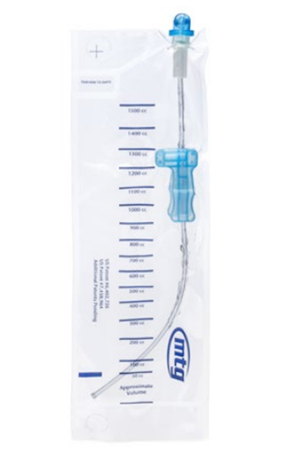 HR Pharmaceuticals 30110 - MTG EZ-Advancer Closed System Pediatric Catheter, 700ml, Privacy Bag, 10Fr, 10" Length