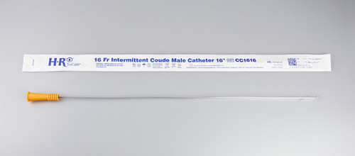 HR Pharmaceuticals CC1616 - TruCath Intermittent Coude Catheter, 16FR, 16"