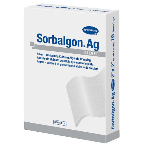 Hartmann 999612 - Silver Alginate Dressing Sorbalgon® Ag 2 X 2 Inch Square Sterile