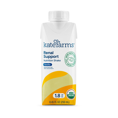 Kate Farms 811112030652 - KATE FARMS Renal Support 1.8, Vanilla, 8.45 fl oz