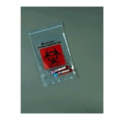 Medegen 49-99 - Biohazard ZipLock Bag, 9" x 12"