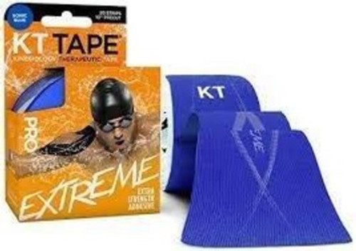 KT Health 10002276 - KT Tape Pro Extreme Synthetic Sonic Blue Tape, 20 CT.