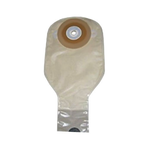 Nu Hope 7658-FV-C - Nu-Flex Mid-Size Convex Urine Pouch with Flutter Valve 1" Opening, Pre-Cut