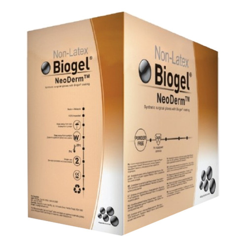 Surgical Glove Biogel® NeoDerm® Size 7 Sterile Polyisoprene Standard Cuff Length Micro-Textured Light Brown Not Chemo Approved
