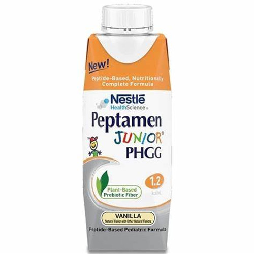 Nestle 4390090484 - Peptamen Junior PHGG, Vanilla, 8.45 oz. Tetra Prisma