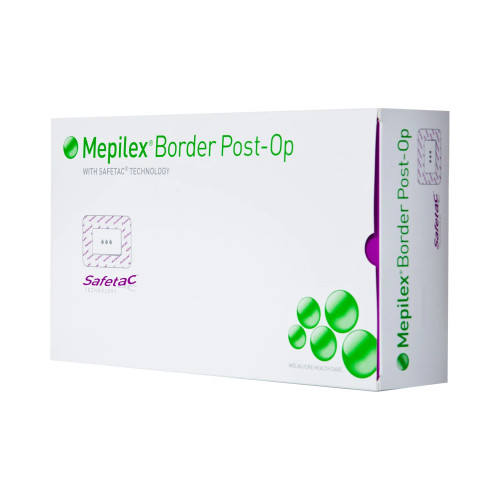 Molnlycke 496605 - Foam Dressing Mepilex® Border Post-Op 4 X 12 Inch Rectangle Adhesive with Border Sterile