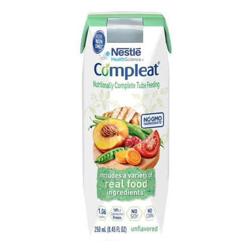 Nestle 4390076283 - COMPLEAT Peptide 1.5 Adult Formula, 250 mL Carton