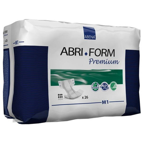 Abena 43061 - Abri-Form M1, Medium Premium Adult Briefs 27.5" to 43"