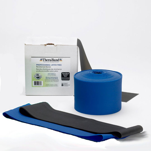 Hygenic 20381 - THERA-BAND Resistance Band Activity Recovery Kit; Advanced with Blue and Black Bands
