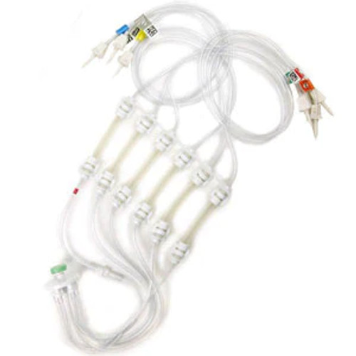 B Braun Medical 2112341 - Pinnacle 6-Lead Vented Transfer Set, Preassembled