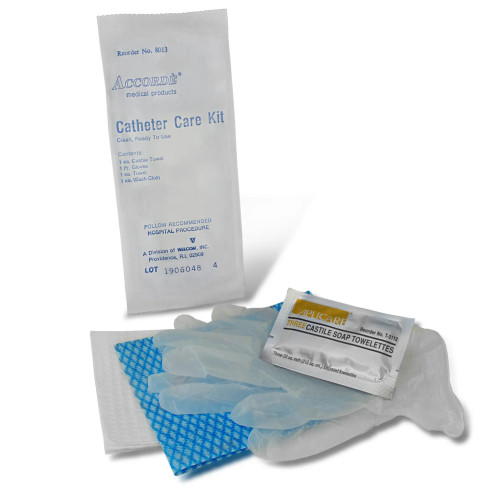 Stericare Solutions 7401 - Female Catheter Kit with Plastic Wallet 8 Fr