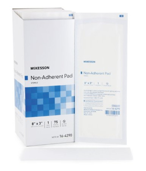 McKesson 16-4290 - Non-Adherent Dressing McKesson Nylon / Polyester 3 X 8 Inch Sterile