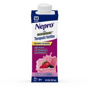 Abbott 64796 - Oral Supplement Nepro® with Carbsteady® Mixed Berry Flavor Liquid 8 oz. Carton