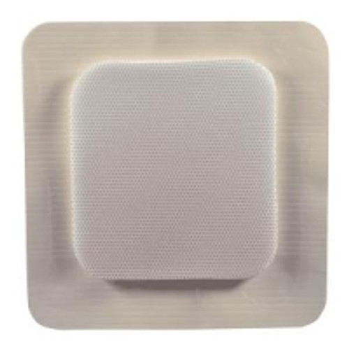 Medipurpose MP1515PFCAG - MediPlus-Comfort Foam Border Ag Island Dressing, 6" x 6", Pad Size 4" x 4"