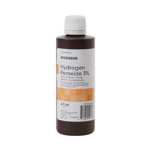 McKesson 23-F0010 - Antiseptic Hydrogen Peroxide McKesson Brand Topical Liquid 4 oz. Bottle