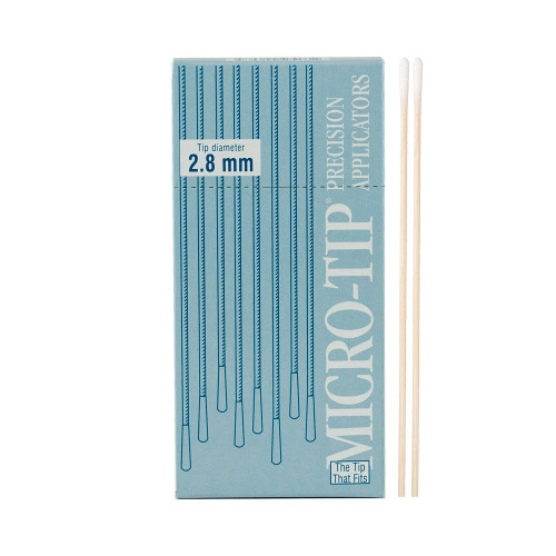 Solstice A28PC - Swabstick Micro-Tip® Cotton Tip Wood Shaft 6 Inch NonSterile 200 per Pack