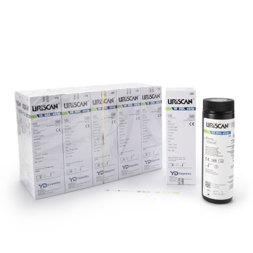Biosys Labs U39 - Urinalysis Reagent Uriscan® Bilirubin, Blood, Glucose, Ketone, Leukocytes, Nitrite, pH, Protein, Specific Gravity, Urobilinogen For CONSULT Urine Analyzer 773 / SELECT Urine Analyzer 505 / Uriscan Optima Touch-Screen Urine Analyzer Biosys Labs U39 - Urinalysis Reagent Uriscan® Bilirubin, Blood, Glucose, Ketone, Leukocytes, Nitrite, pH, Protein, Specific Gravity, Urobilinogen For CONSULT Urine Analyzer 773 / SELECT Urine Analyzer 505 / Uriscan Optima Touch-Screen Urine Analyzer