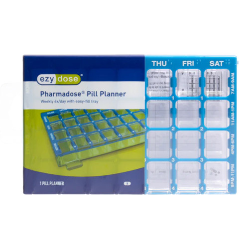 Apothecary Products Inc 91340 - Pill Organizer Pharmadose® Locking Pill Planner Small 7 Day 4 Dose Apothecary Products Inc 91340 - Pill Organizer Pharmadose® Locking Pill Planner Small 7 Day 4 Dose