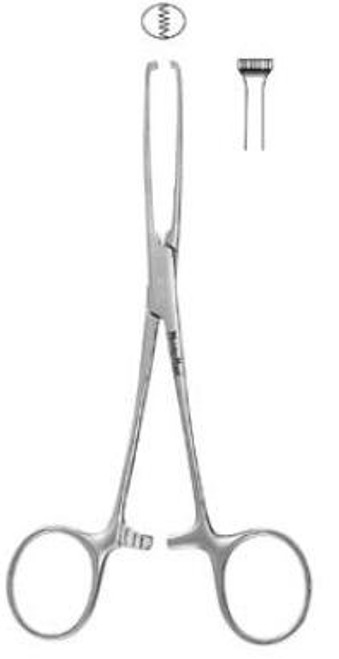 Integra Lifesciences MH16-12 - Tissue Forceps MeisterHand® Allis 10 Inch Length OR / Surgical Grade German Stainless Steel NonSterile Locking Finger Ring Handle Straight 5 X 6 Teeth Integra Lifesciences MH16-12 - Tissue Forceps MeisterHand® Allis 10 Inch Length OR / Surgical Grade German Stainless Steel NonSterile Locking Finger Ring Handle Straight 5 X 6 Teeth