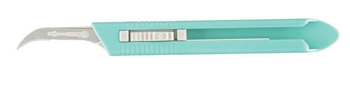 Integra Lifesciences 4-512 - Safety Scalpel Miltex® No. 12 Stainless Steel / Plastic Classic Grip Handle Sterile Disposable