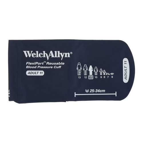 Welch Allyn REUSE-11 - Reusable Blood Pressure Cuff FlexiPort® 25 to 34 cm Arm Nylon Cuff Adult Cuff Welch Allyn REUSE-11 - Reusable Blood Pressure Cuff FlexiPort® 25 to 34 cm Arm Nylon Cuff Adult Cuff