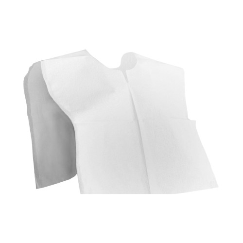 McKesson 18-756 - Exam Cape McKesson White One Size Fits Most Open Sides Without Closure Unisex Disposable