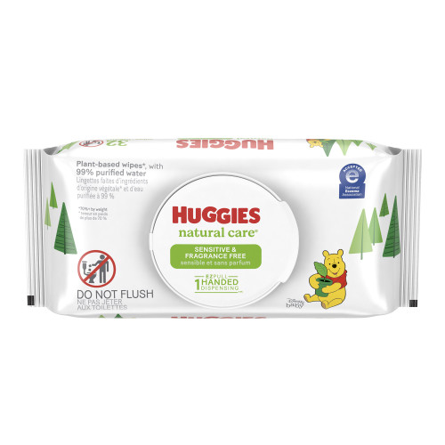Kimberly Clark Corp 42511 - Baby Wipe Huggies® Natural Care® Soft Pack Unscented 32 Count