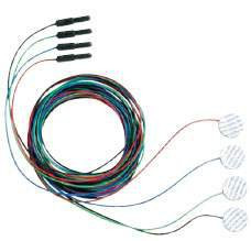 Natus Medical 019-400400 - EMG Adhesive Electrode with Leadwire Natus® 20 mm X 39 Inch Lead Length Silver / Silver Chloride NonSterile Disc Tip Disposable