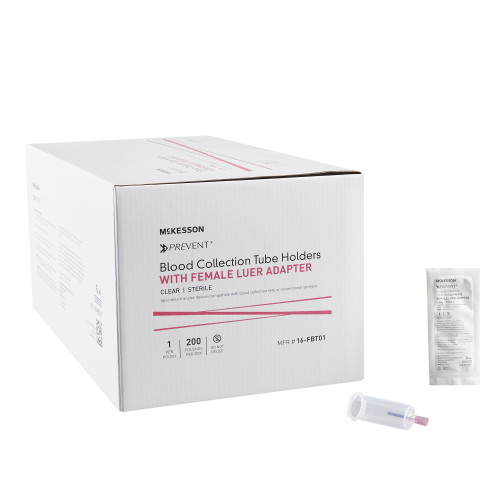 McKesson 16-FBT01 - Blood Transfer Device with Female Luer Adapter McKesson For the Needleless Transfer of Blood