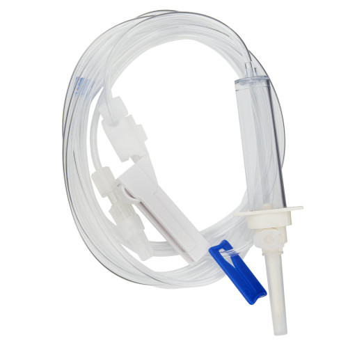 Intuvie LLC B2-70071-D - IV Pump Set Z-800 Pump 1 Port 20 Drops / mL Drip Rate Without Filter 105 Inch Tubing Solution Intuvie LLC B2-70071-D - IV Pump Set Z-800 Pump 1 Port 20 Drops / mL Drip Rate Without Filter 105 Inch Tubing Solution