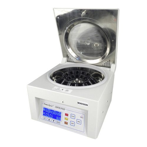 McKesson 148-C8724 - Fixed Angle Centrifuge McKesson 24 Place Fixed Angle Rotor Digital variable speed control with speed range from 500 RPM to 4,000 RPM