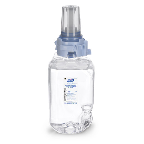 Gojo 8705-04 - Hand Sanitizer Purell® Advanced 700 mL Ethyl Alcohol Foaming Dispenser Refill Bottle