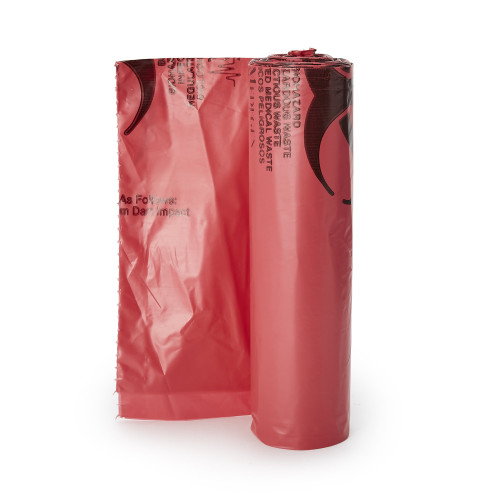 McKesson 03-4773 - Biohazard Waste Bag McKesson Biohazard Symbol / Infectious Waste 40 to 45 gal. Red 40 X 46 Inch McKesson 03-4773 - Biohazard Waste Bag McKesson Biohazard Symbol / Infectious Waste 40 to 45 gal. Red 40 X 46 Inch